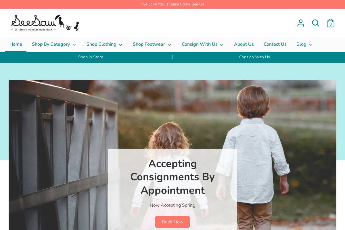 seesaw4kids.com homepage screenshot