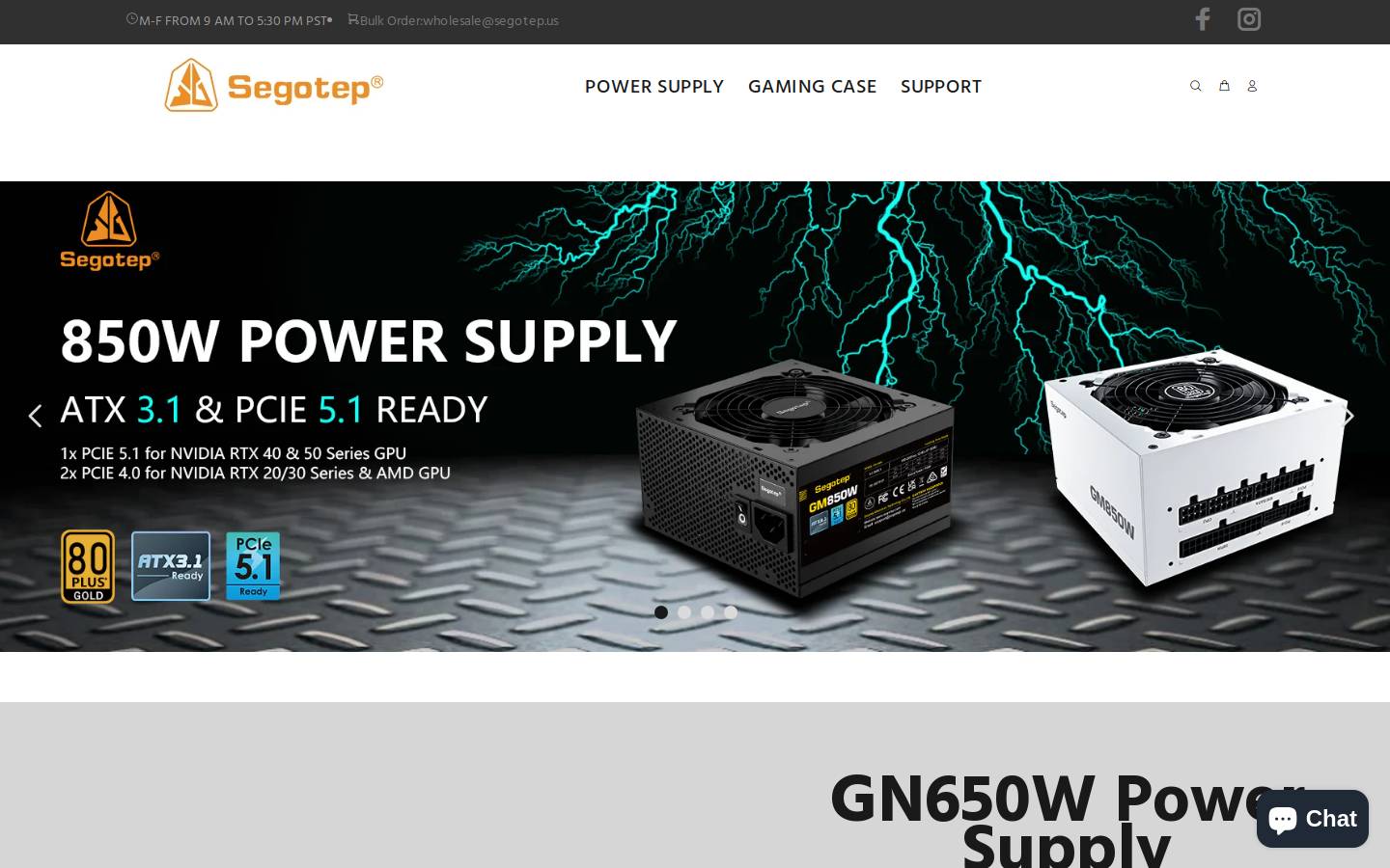 sego-tep.com homepage screenshot