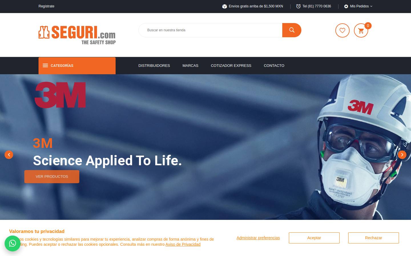 seguri.com homepage screenshot