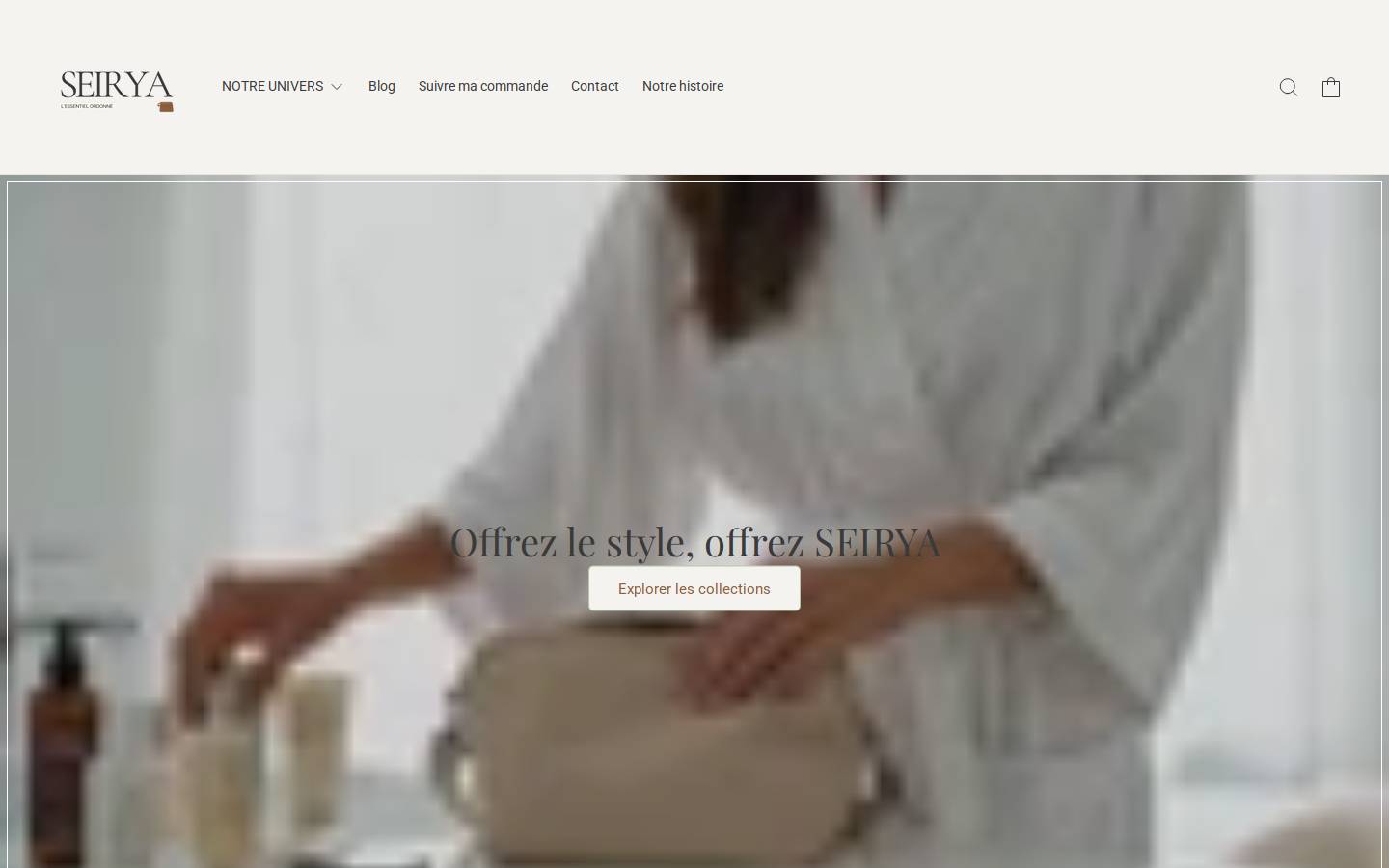 seirya.com homepage screenshot
