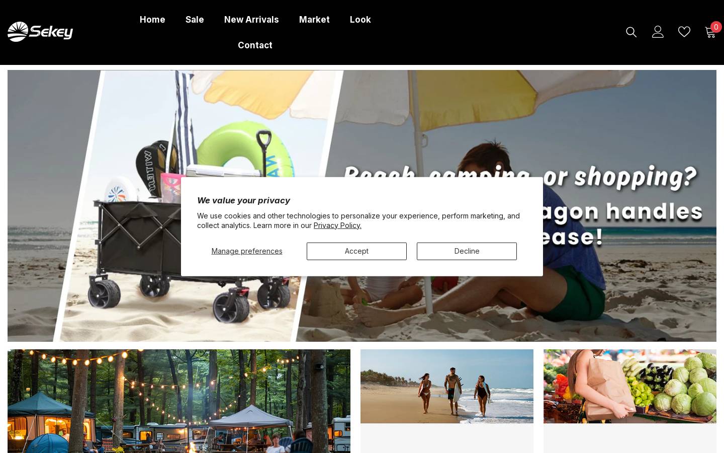sekeystore.com homepage screenshot