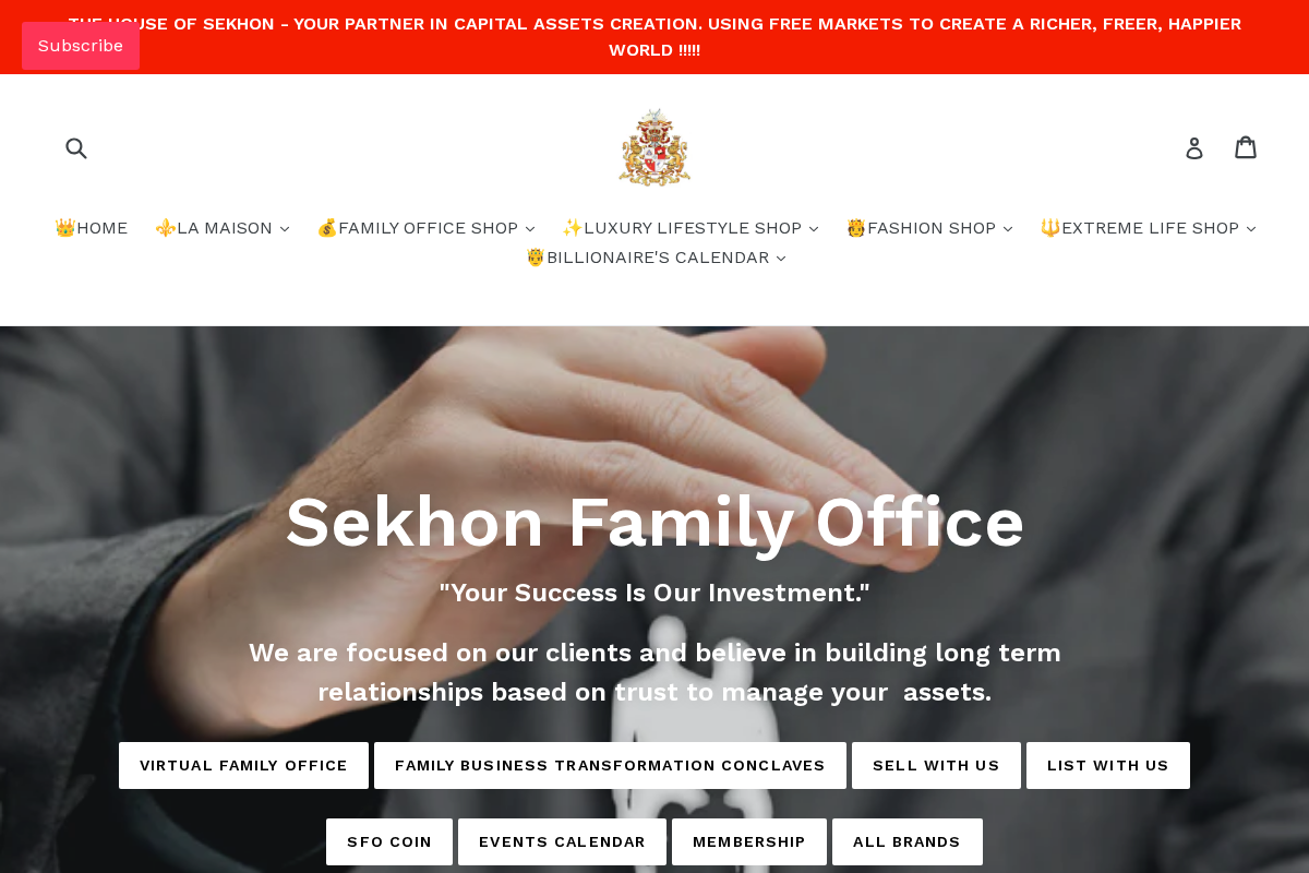 Sekhonfamilyoffice homepage screenshot