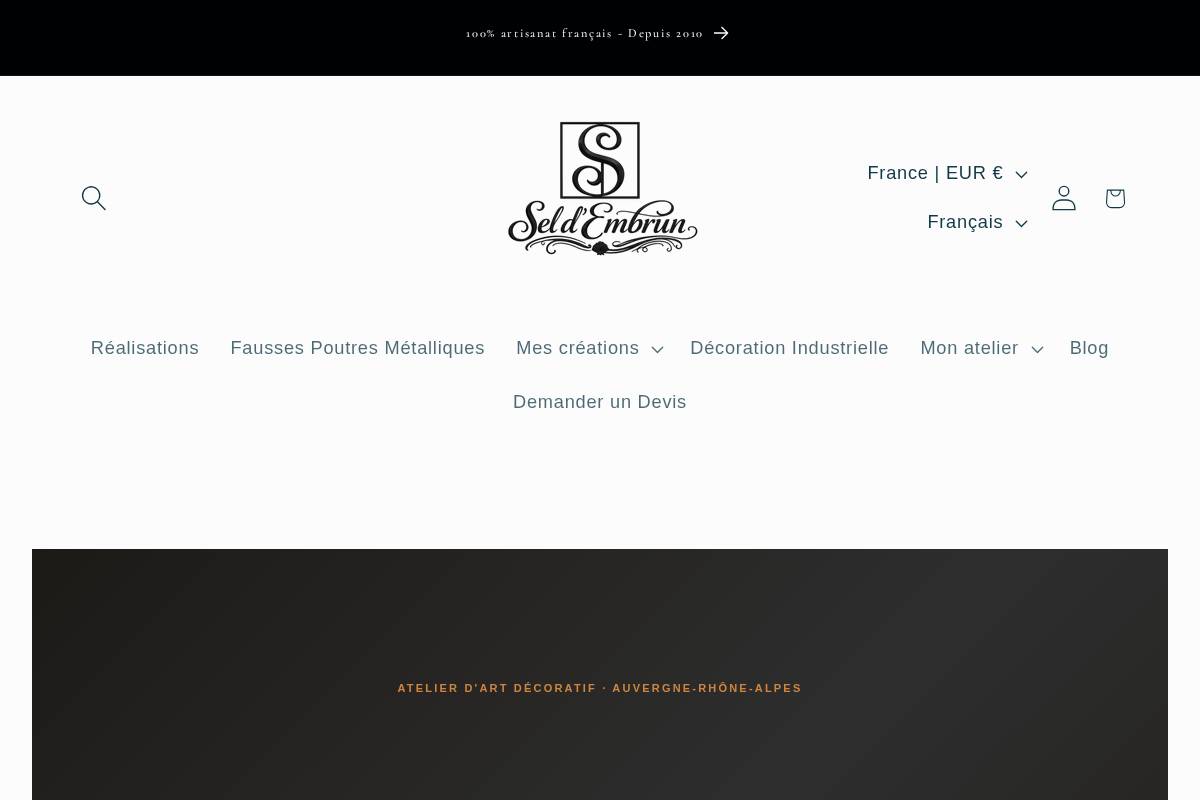 seldembrun.com homepage screenshot