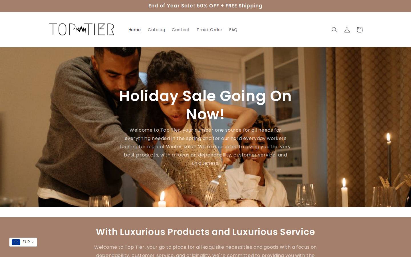 selectallstore.com homepage screenshot