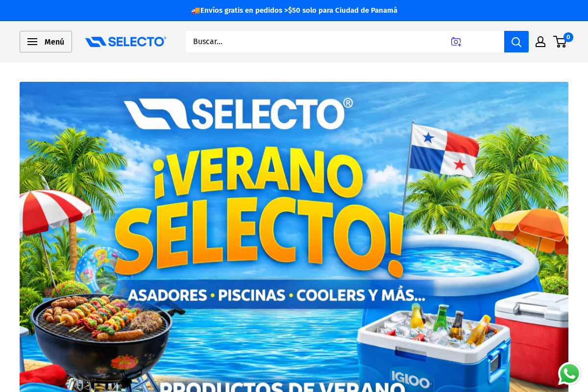 Selecto homepage screenshot