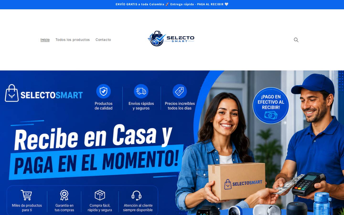 selectosmart.com homepage screenshot