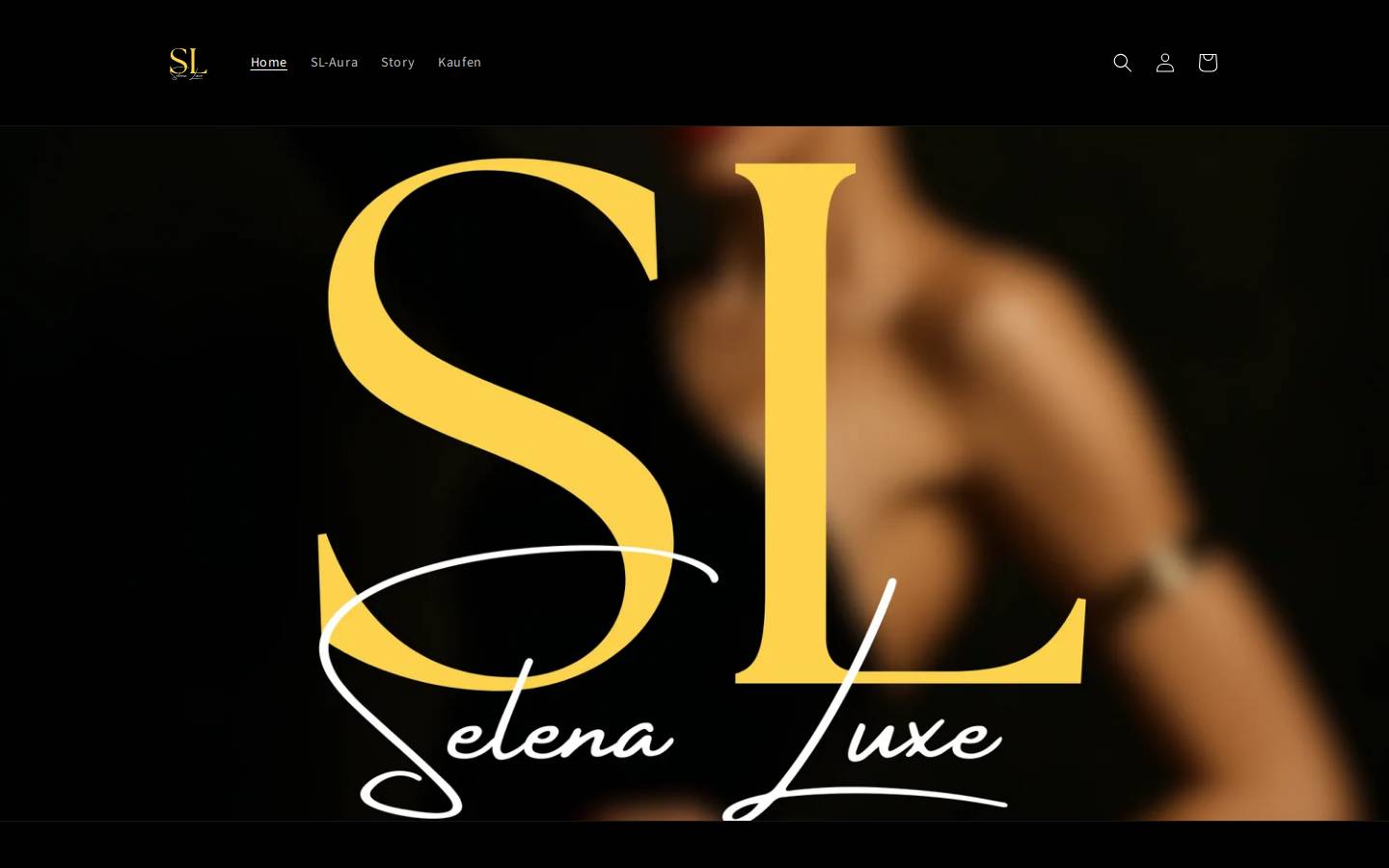 selenaluxeshop.com homepage screenshot
