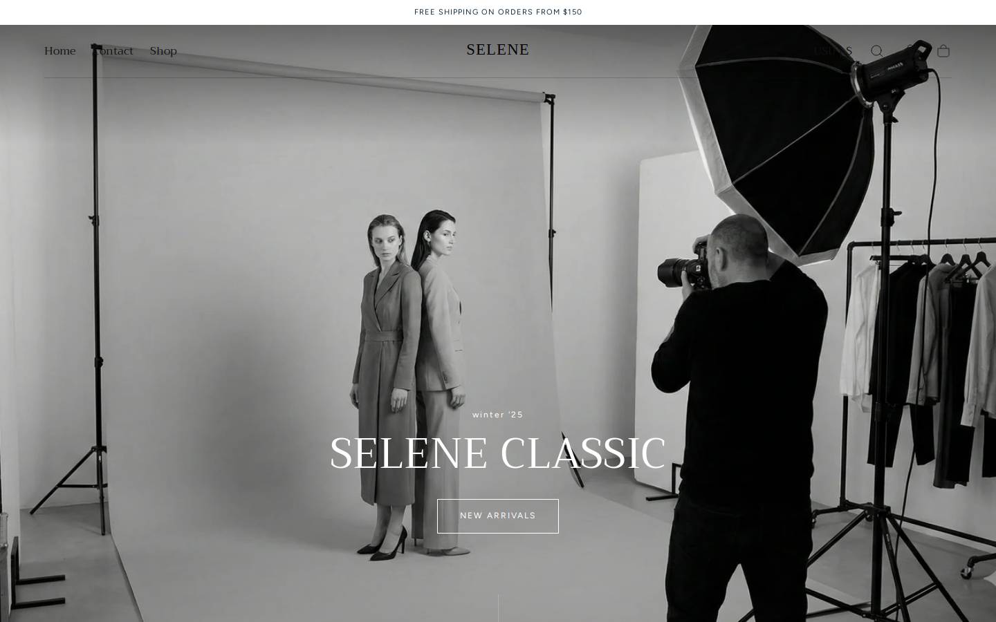 seleneco.shop homepage screenshot