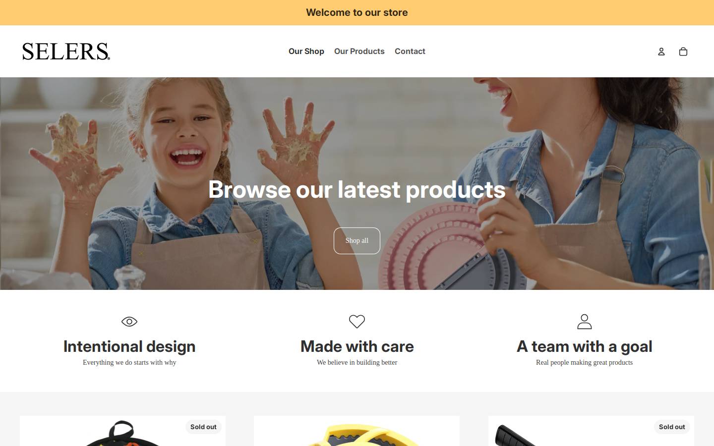 selerswrap.com homepage screenshot