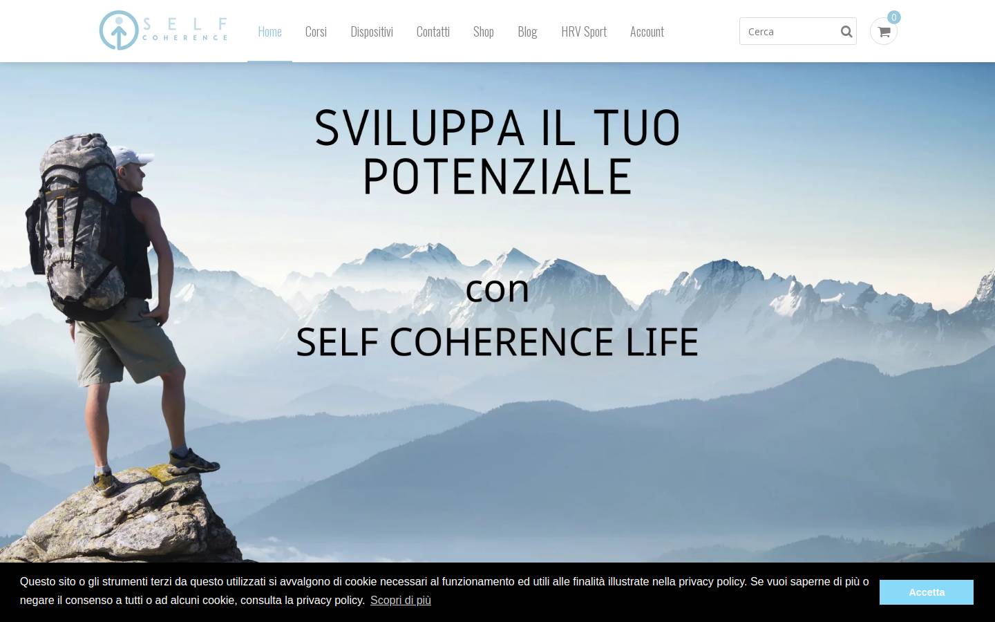 selfcoherence.com homepage screenshot
