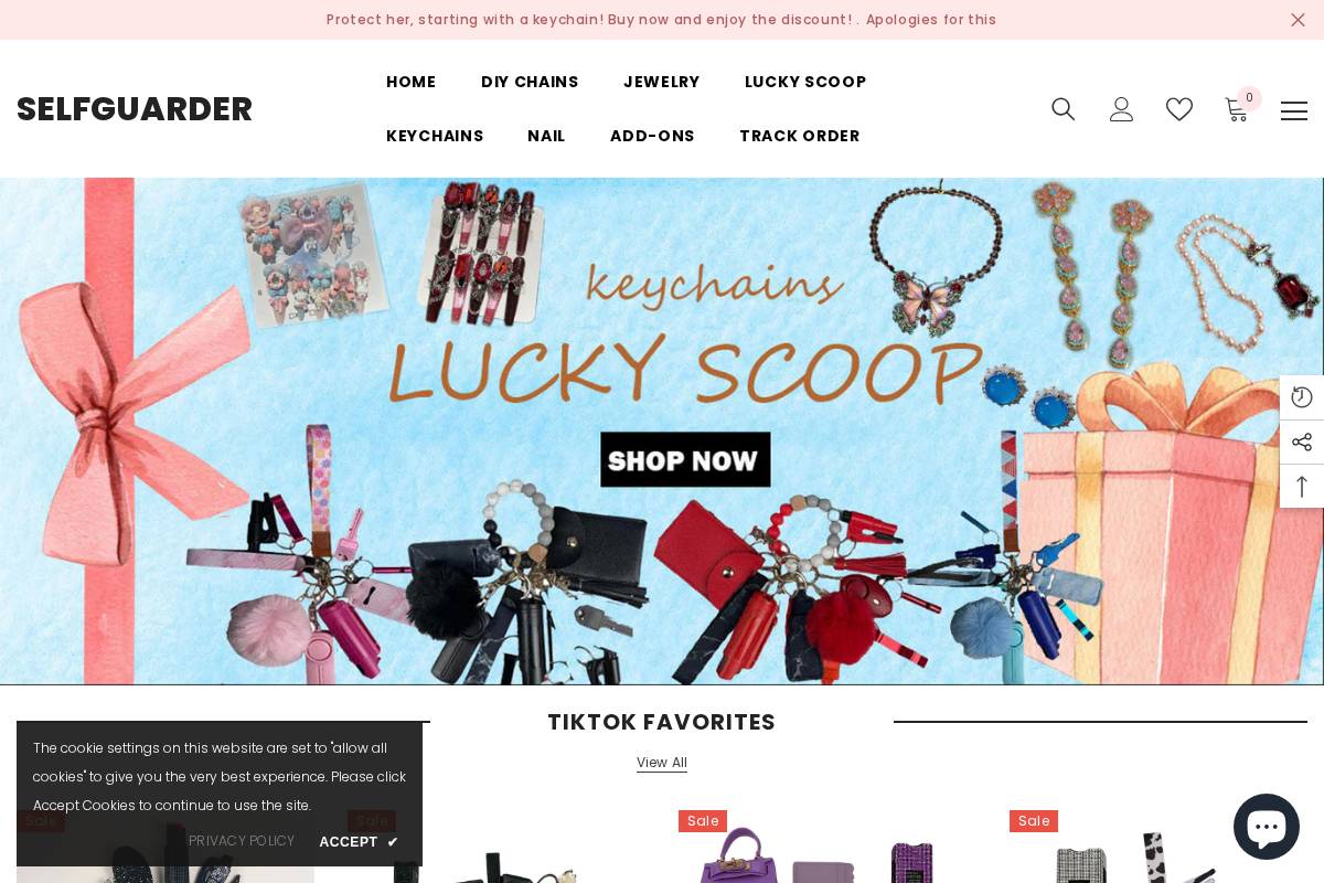 selfguarder.com homepage screenshot