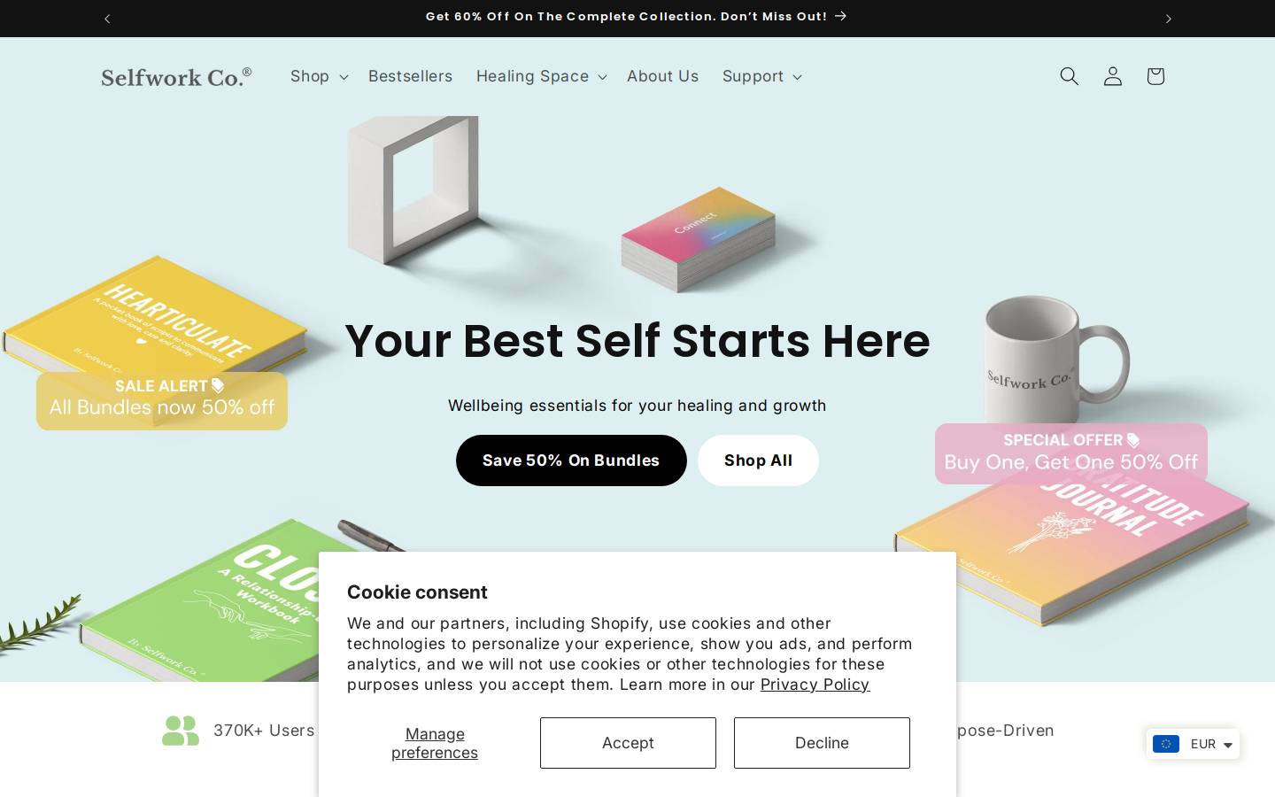selfworkco.com homepage screenshot