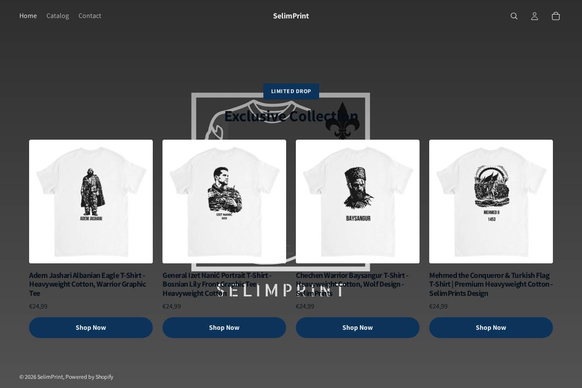 selimprint.com homepage screenshot