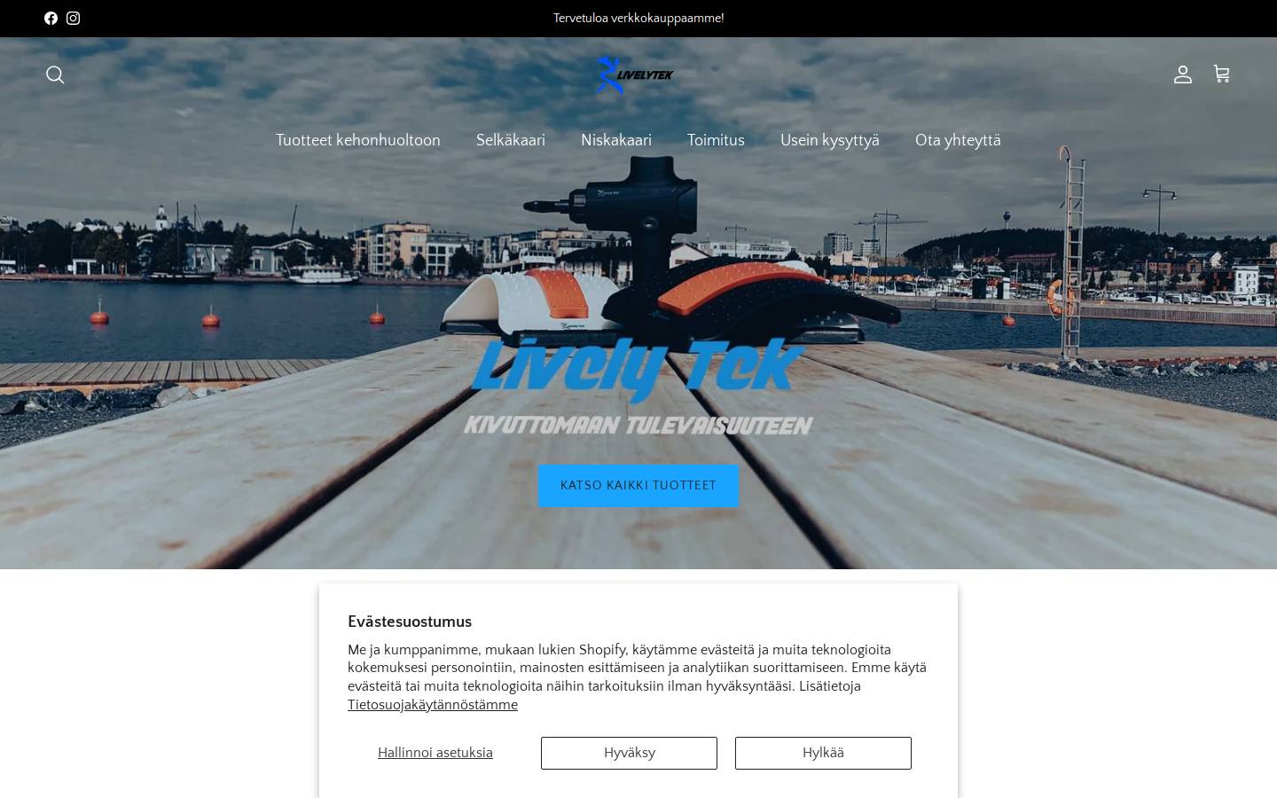 selkakaari.com homepage screenshot