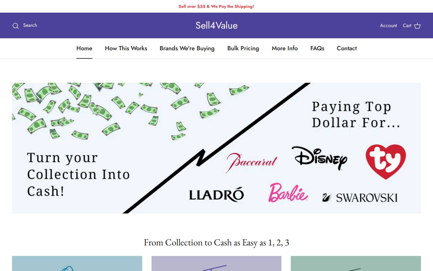 sell4value.com homepage screenshot