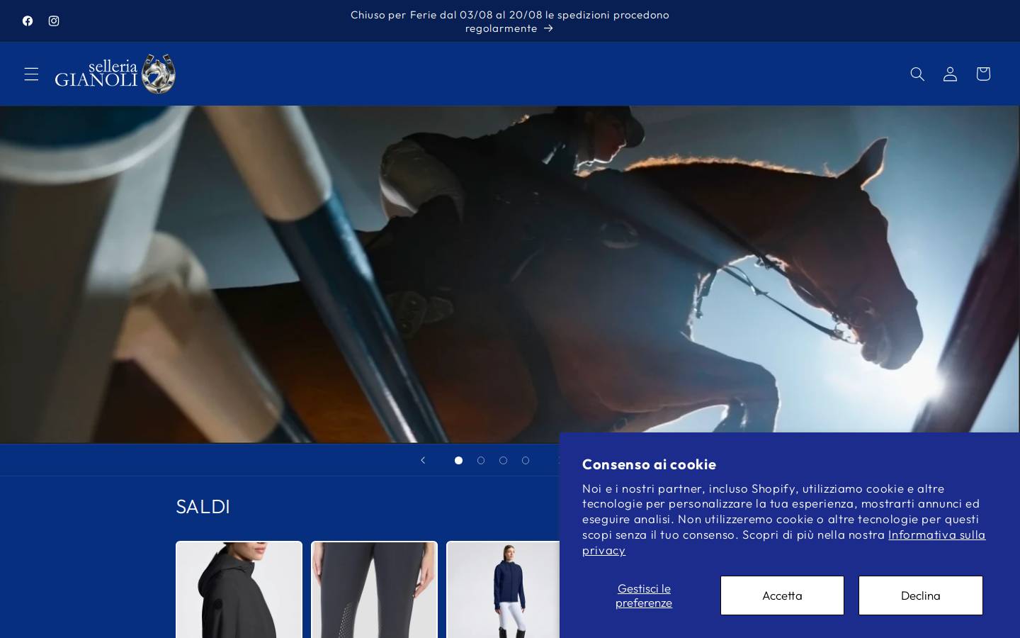 selleriagianoli.it homepage screenshot