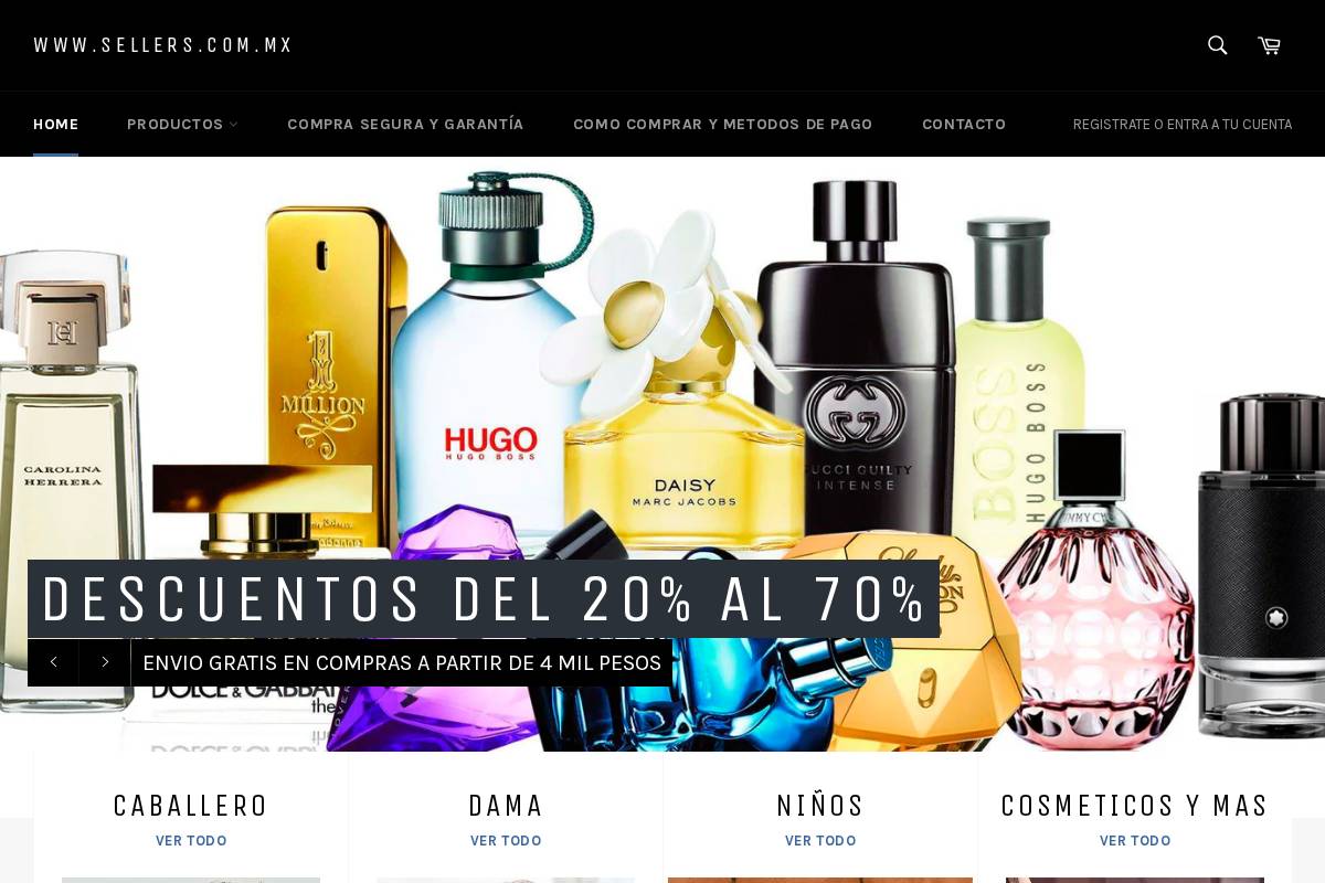 sellers.com.mx homepage screenshot