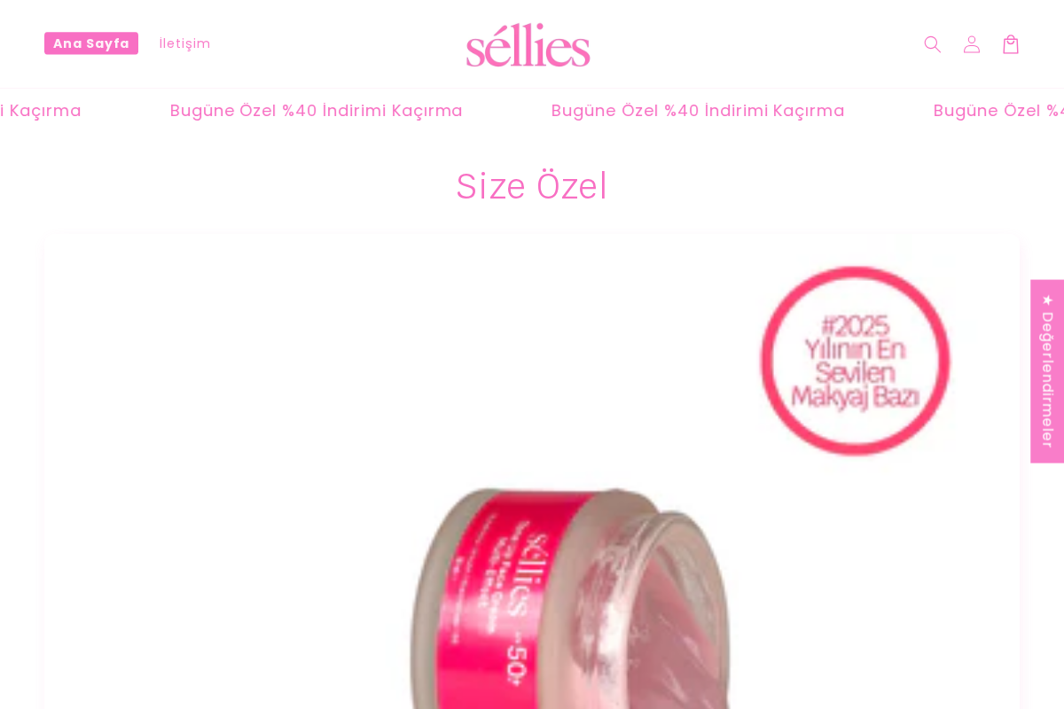 Sellies homepage screenshot