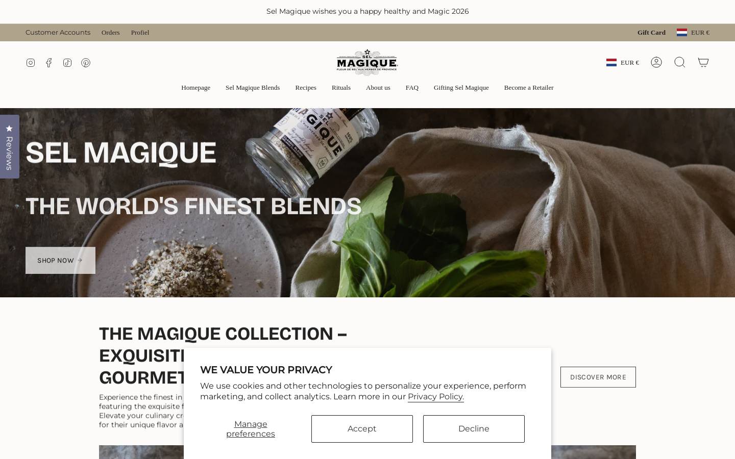 selmagique.de homepage screenshot