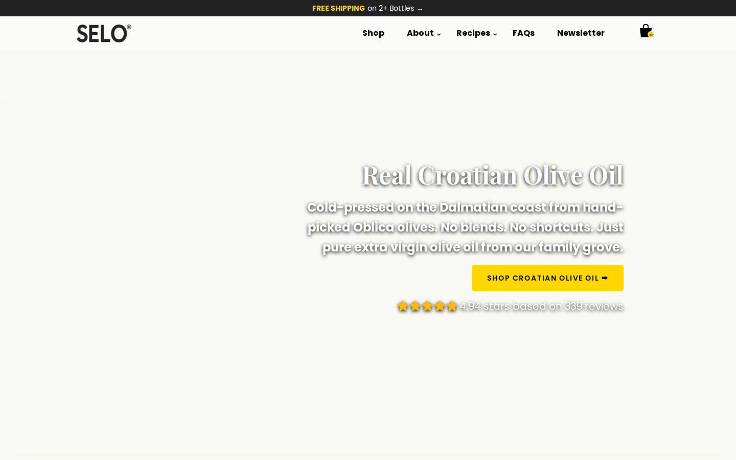 seloolive.com homepage screenshot