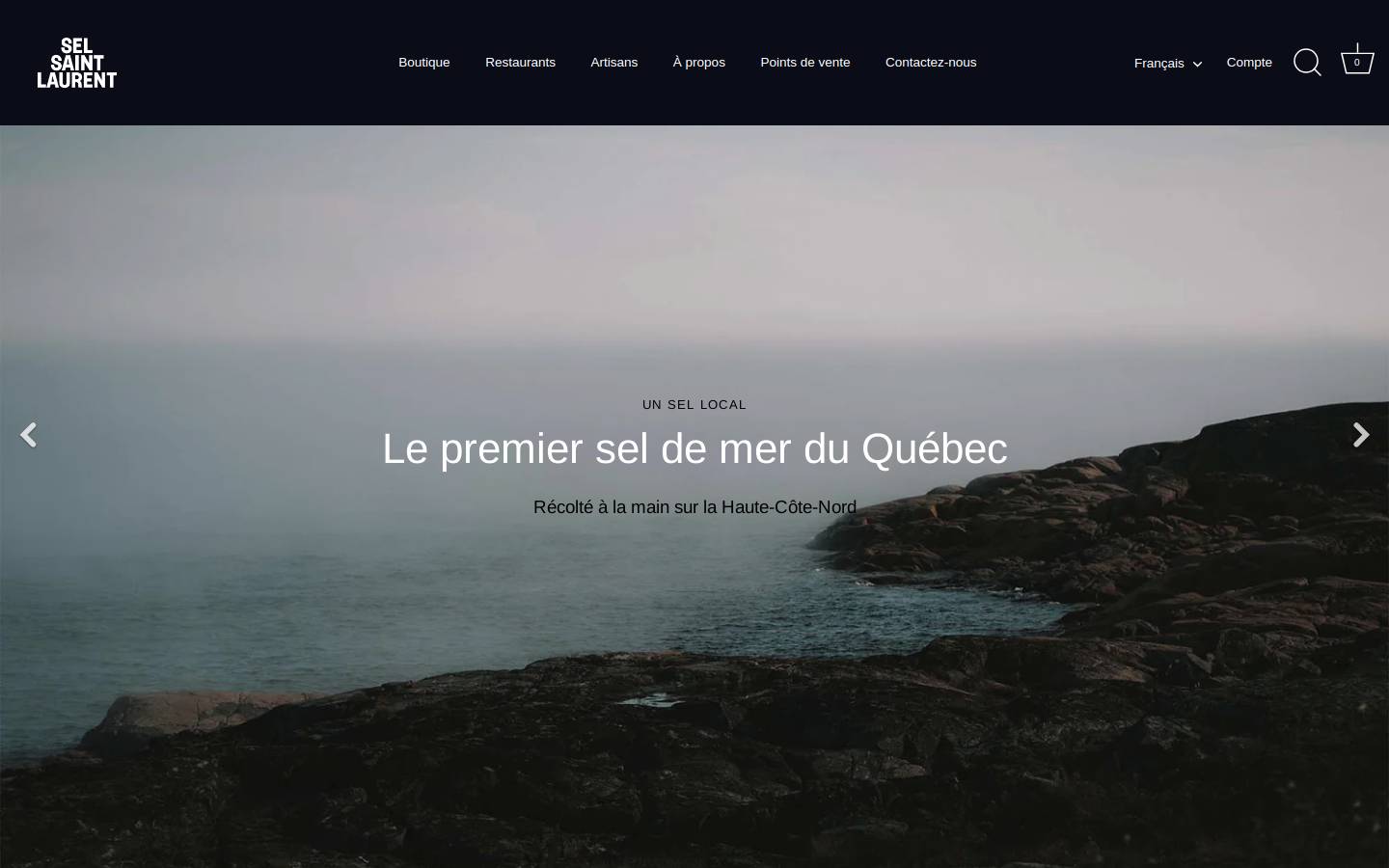 selstlaurent.ca homepage screenshot