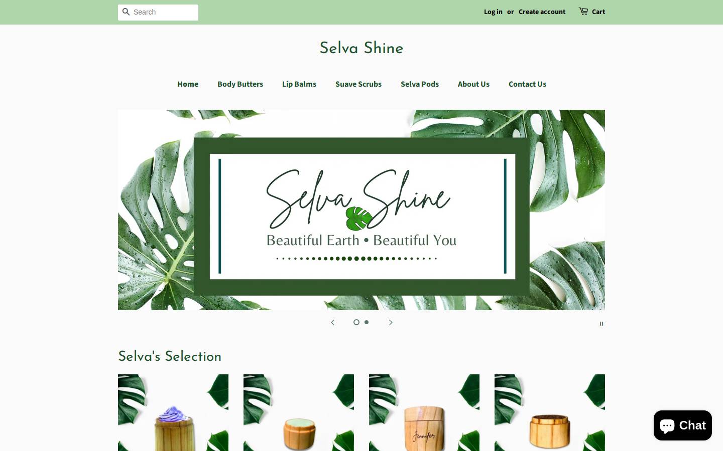 selvashine.com homepage screenshot