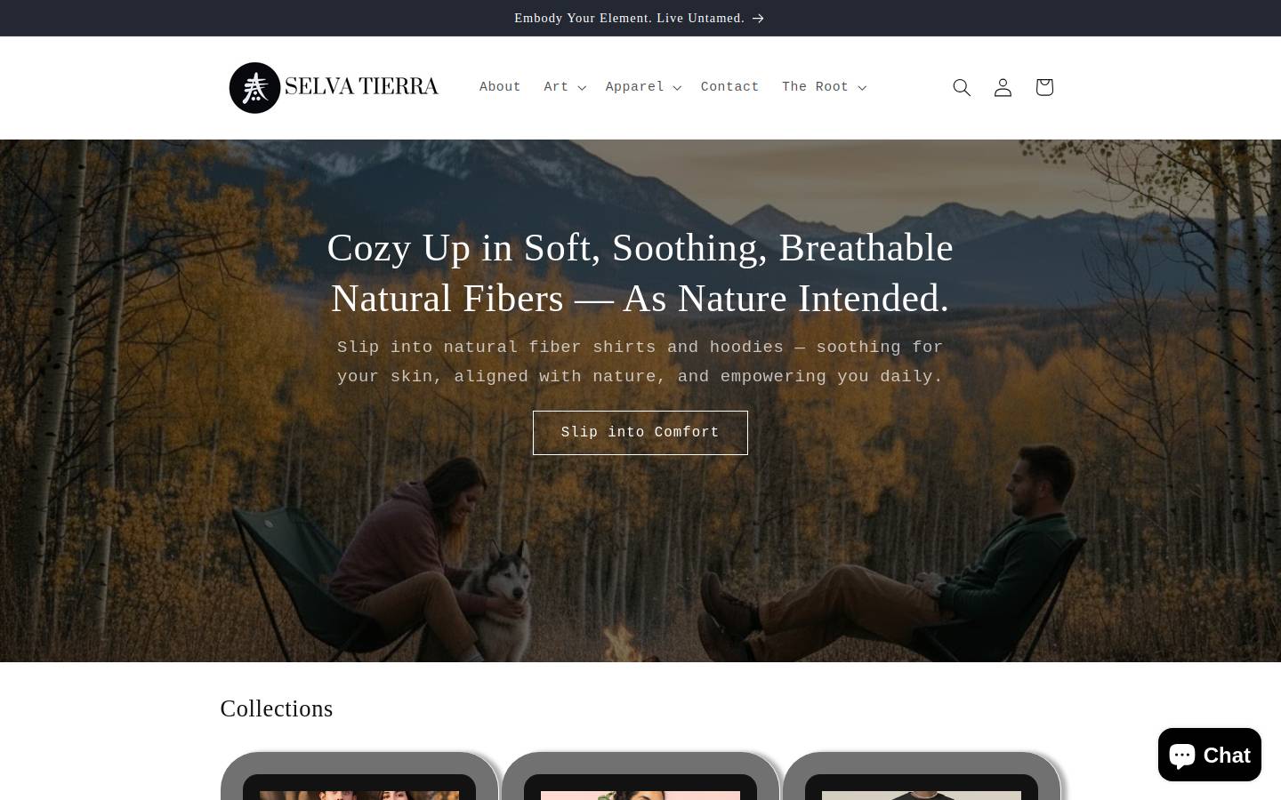 selvatierra.com homepage screenshot