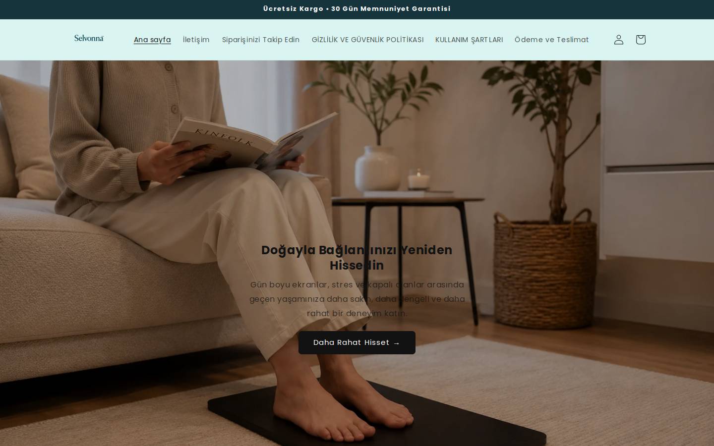 selvonna.com homepage screenshot