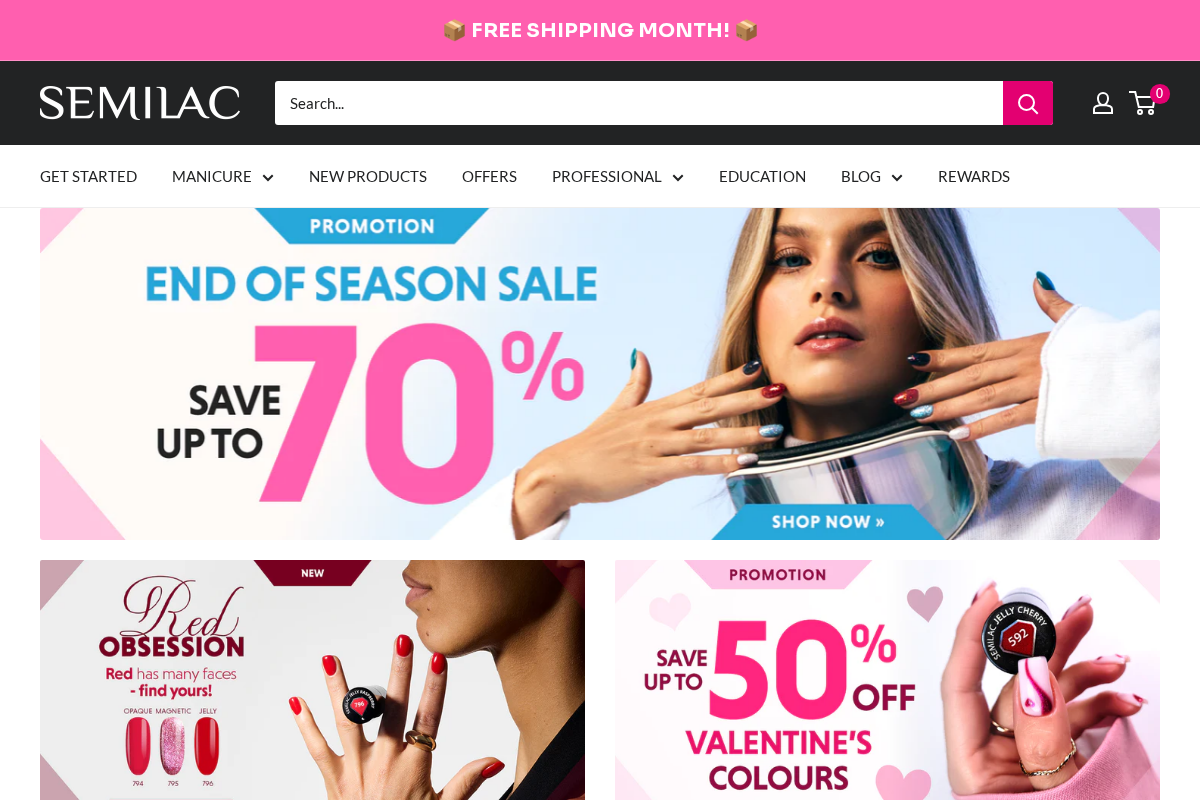 SemilacUK homepage screenshot