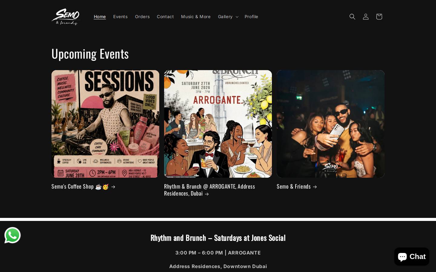 semoandfriends.com homepage screenshot