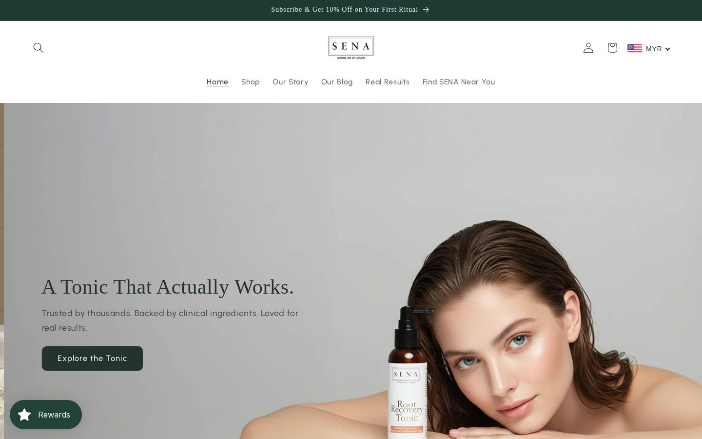 senaglobal.co homepage screenshot