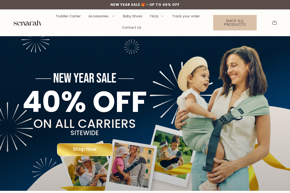 Senarah homepage screenshot