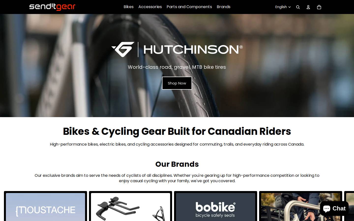 senditgear.com homepage screenshot