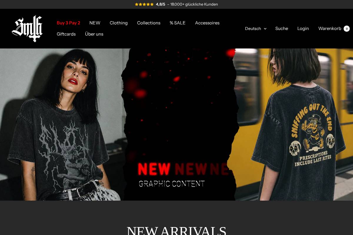 Sendmetohell homepage screenshot