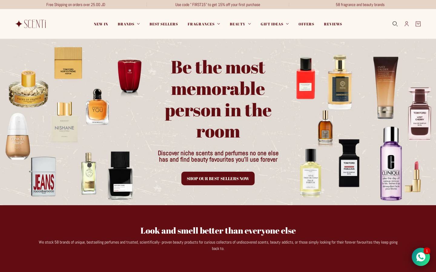senses.shop homepage screenshot