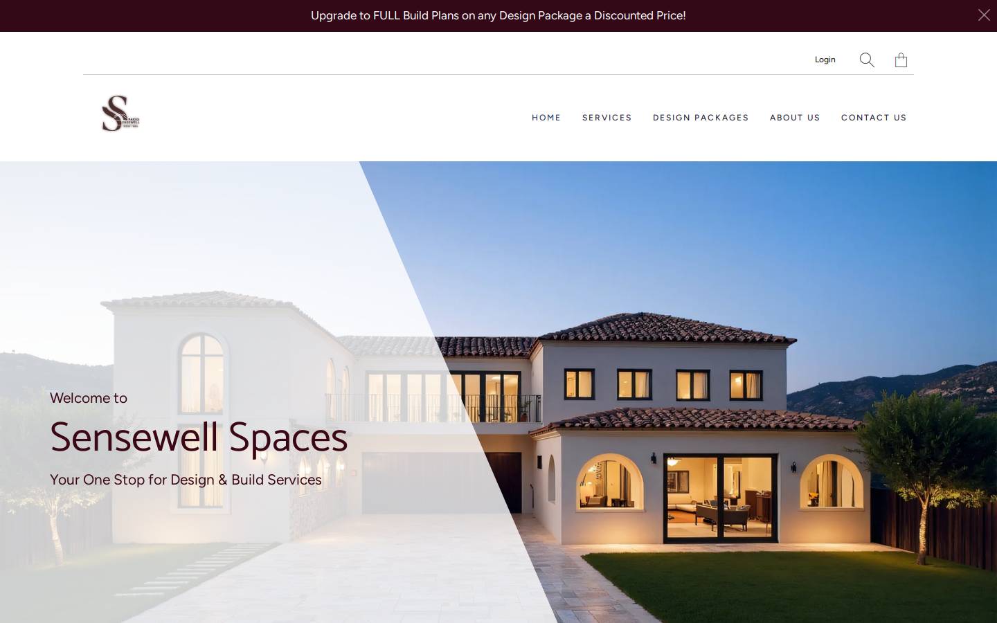 sensewellspaces.com homepage screenshot