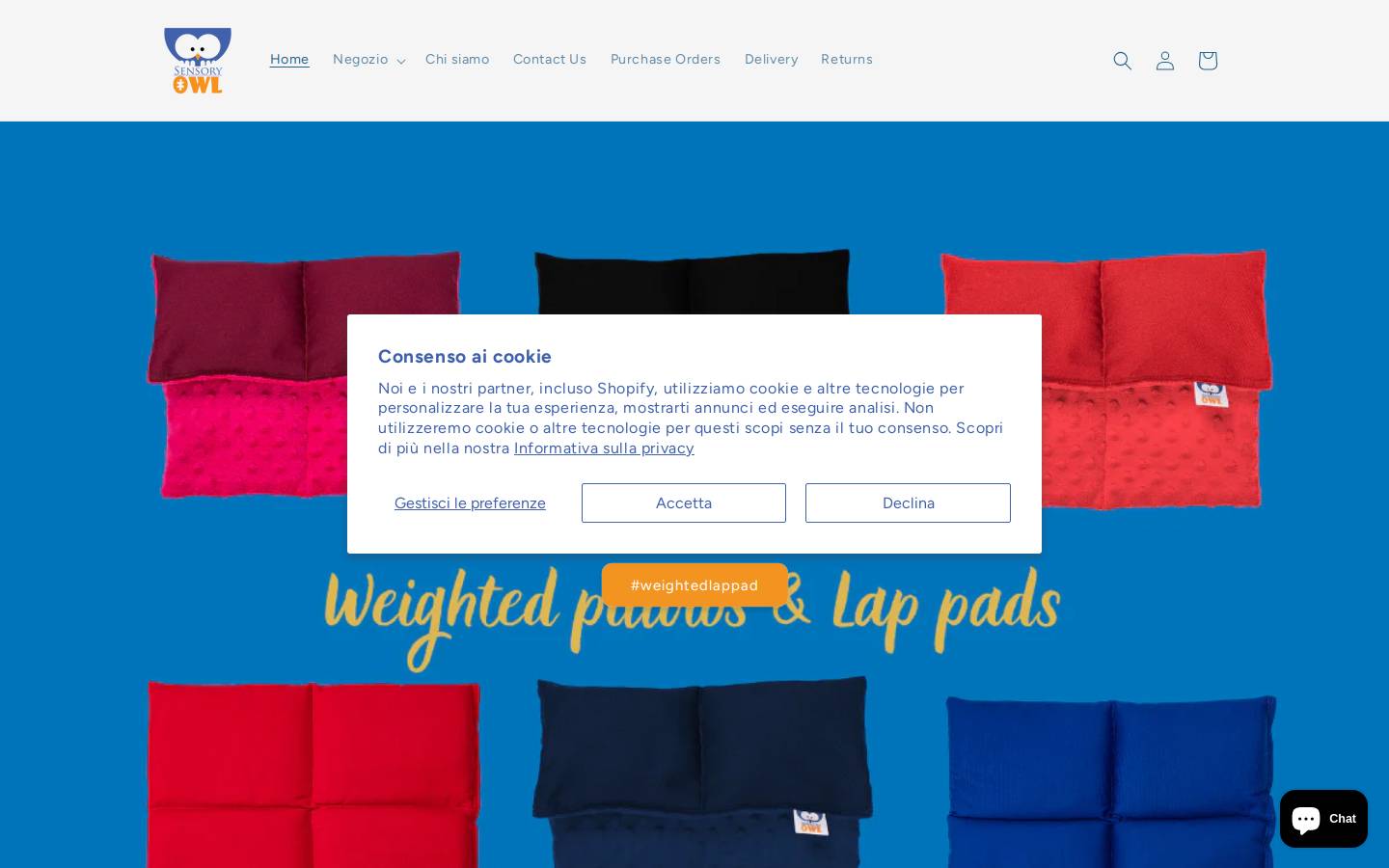 sensoryowl.it homepage screenshot