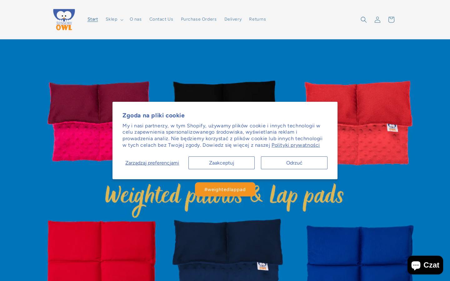 sensoryowl.pl homepage screenshot