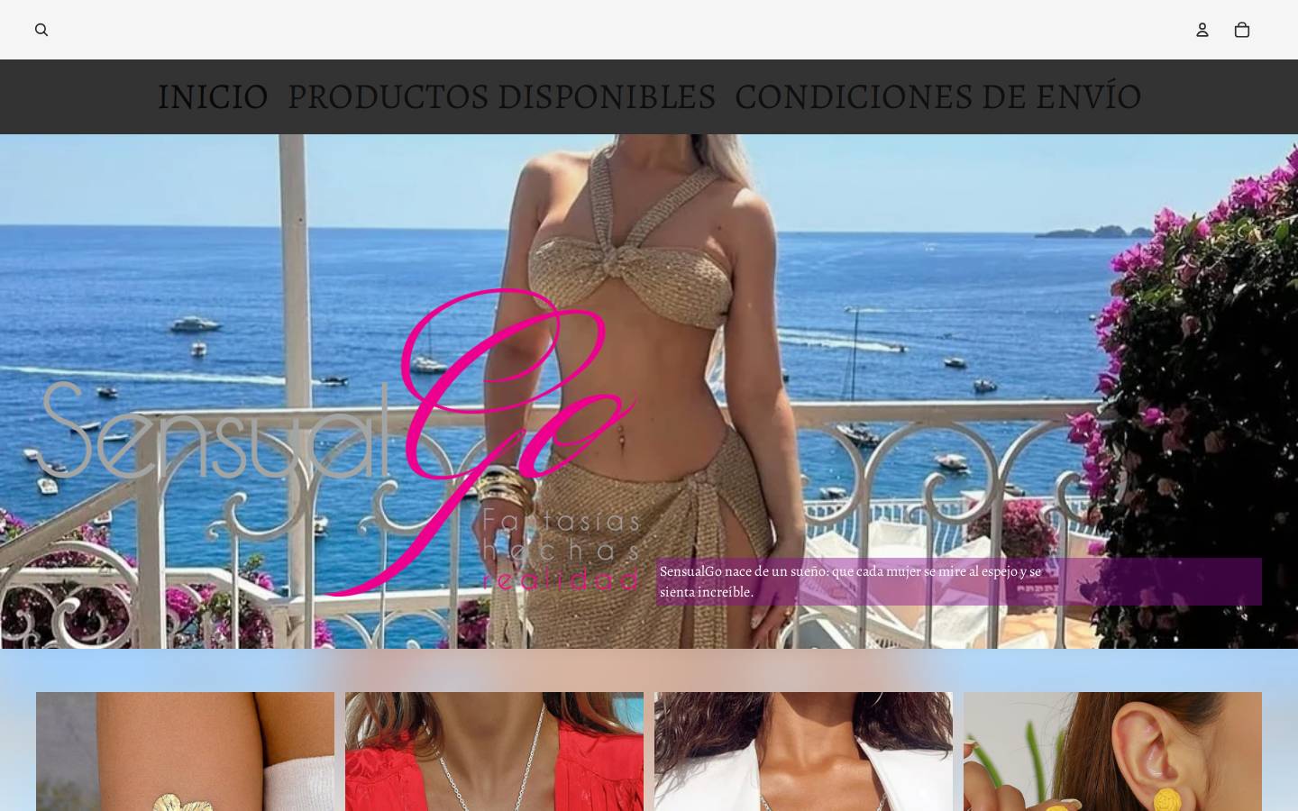 sensual-go.com homepage screenshot