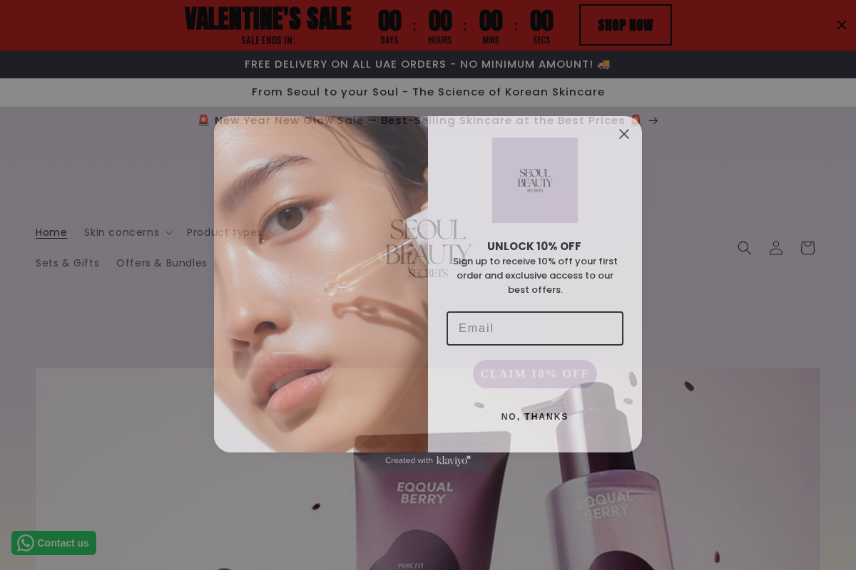 Seoul Beauty Secrets homepage screenshot