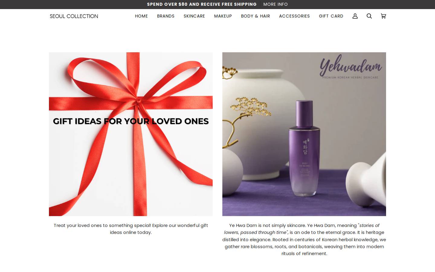 seoulcollection.com.au homepage screenshot