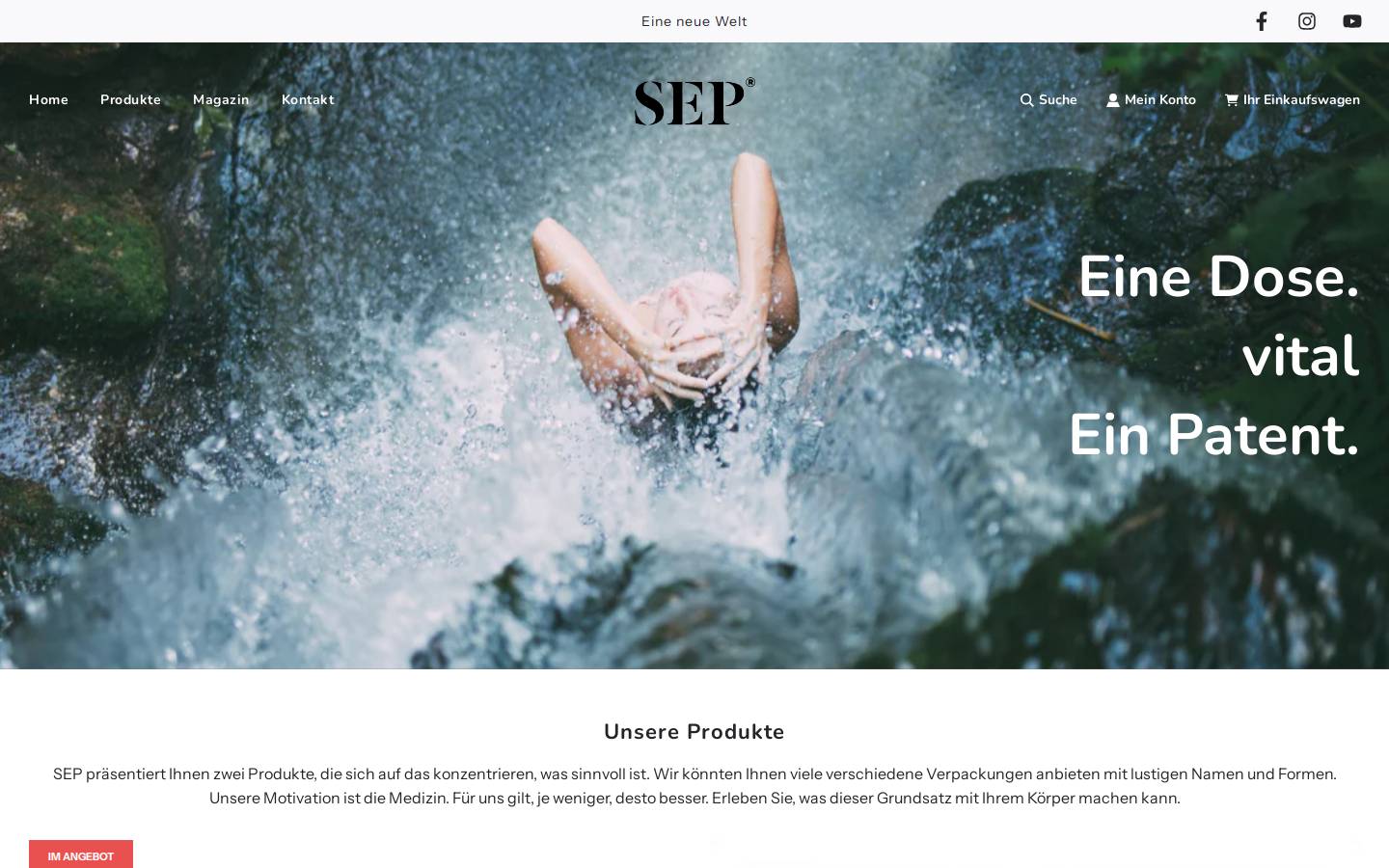 sep-world.de homepage screenshot