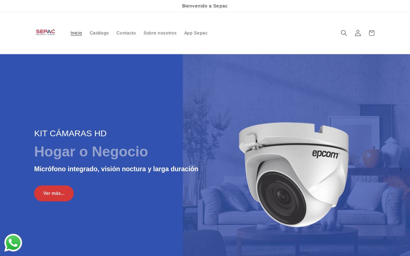sepacsye.com homepage screenshot