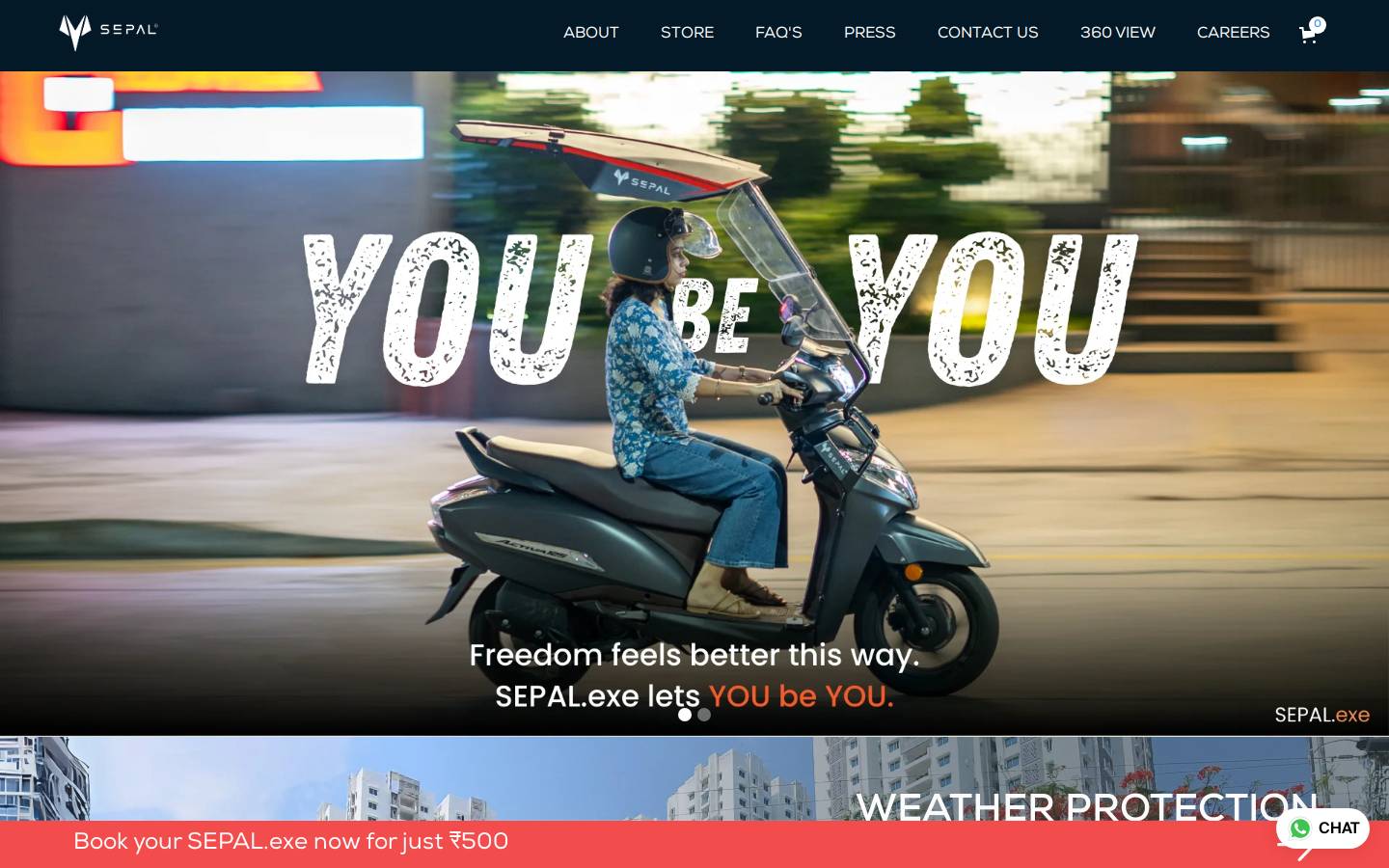 sepal.in homepage screenshot