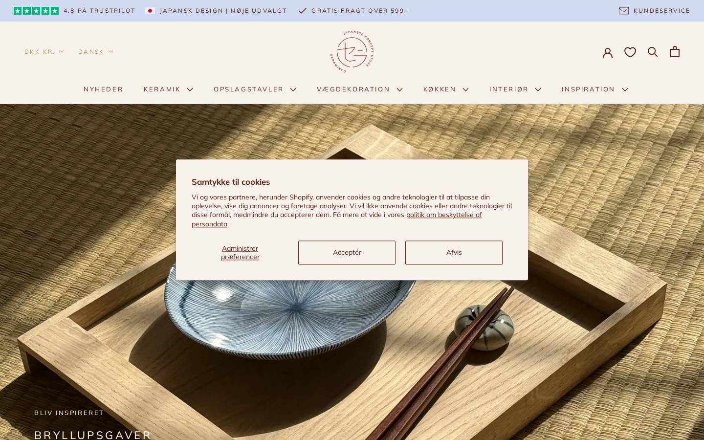 Seramikku.dk homepage screenshot