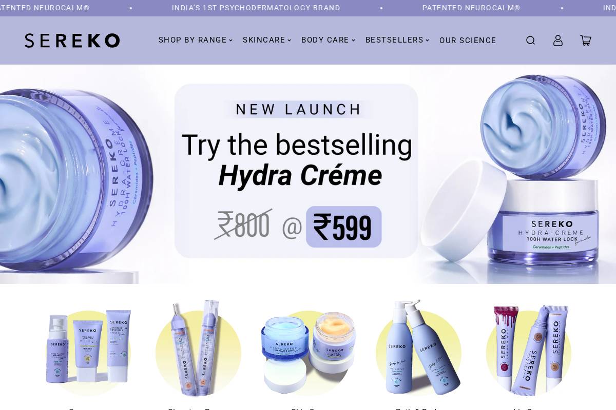 serekoshop.com homepage screenshot
