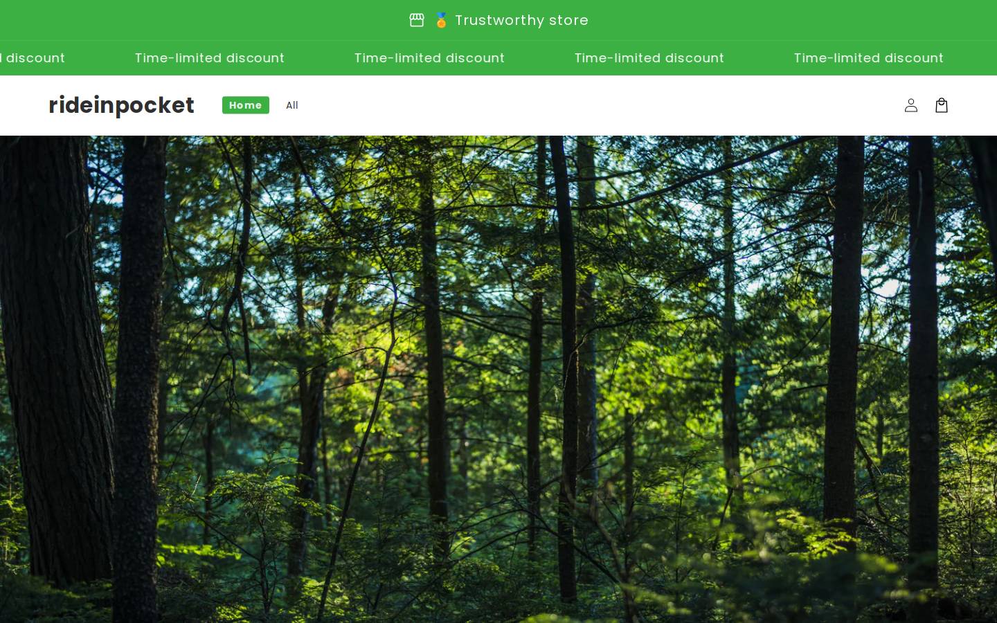 sereneglow.store homepage screenshot
