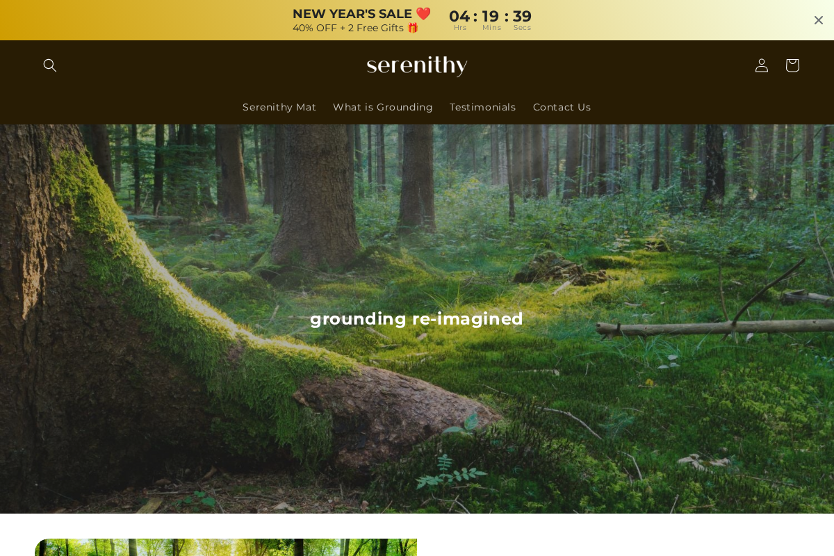 Serenithy™ homepage screenshot