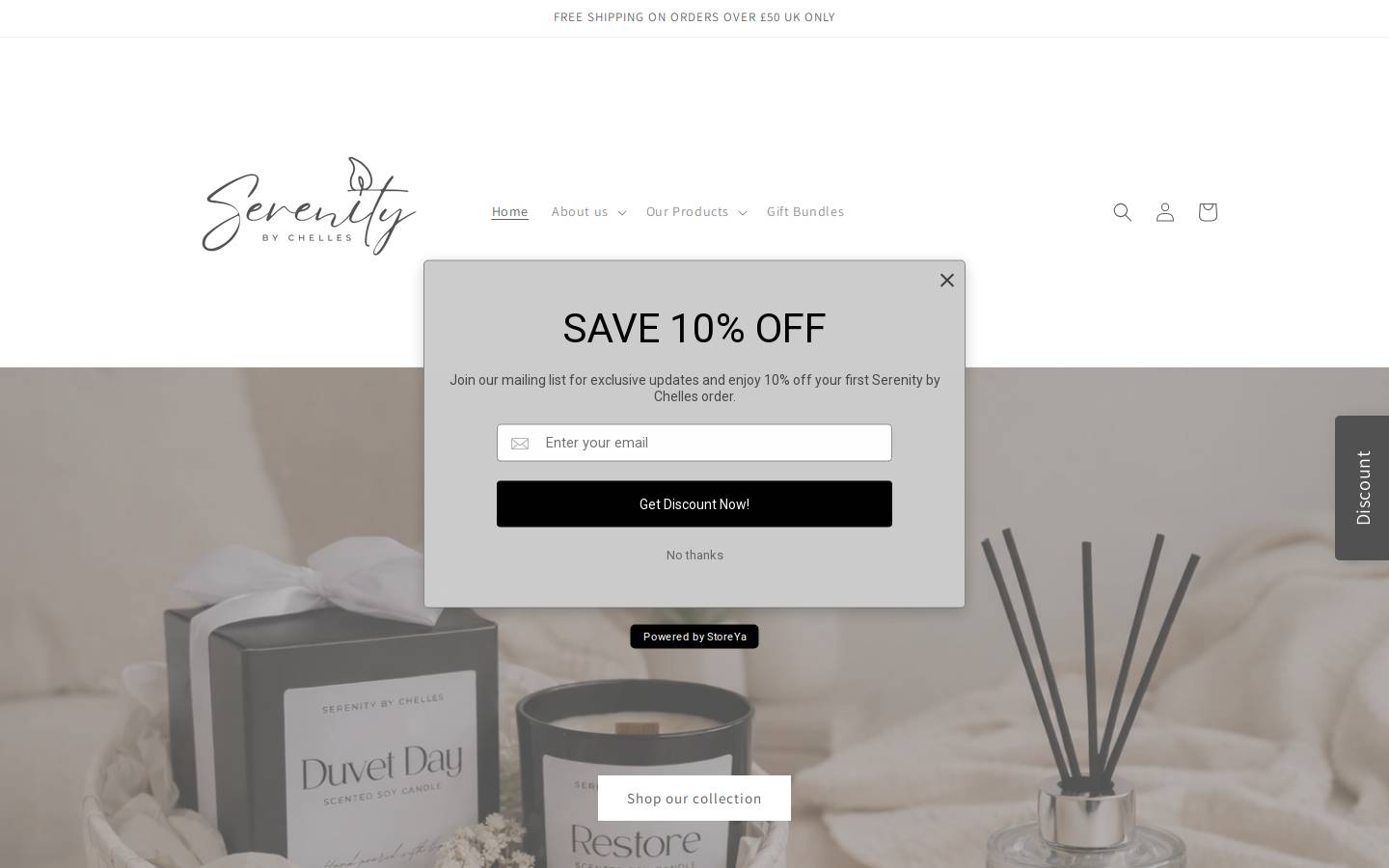 serenitybychelles.com homepage screenshot