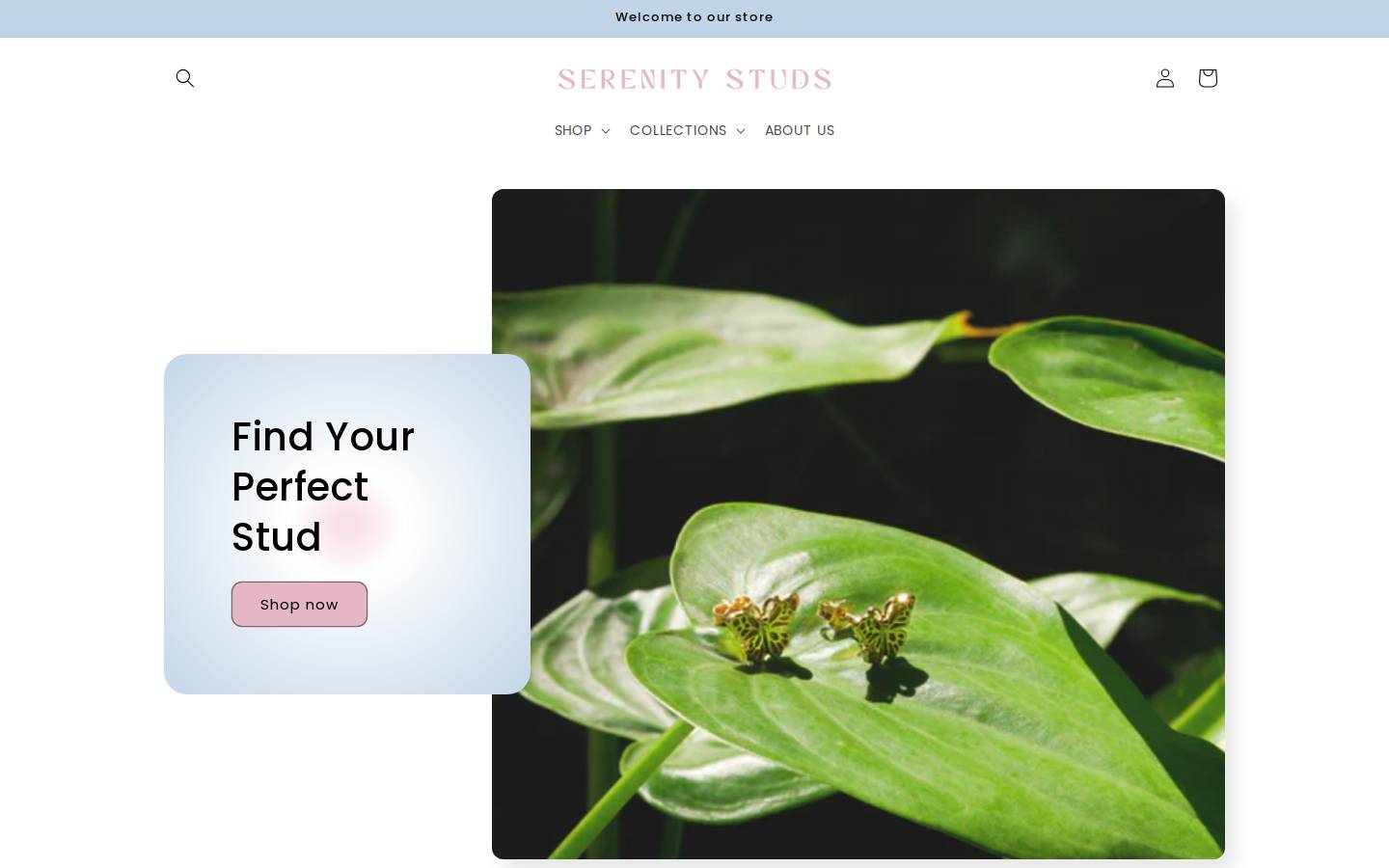 serenitystuds.com homepage screenshot